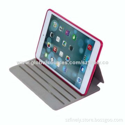 PU Leather Case for iPad Mini with 360-degree Rotating, Simple and Convenient to Usage